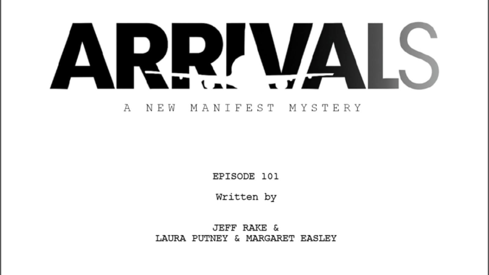 Arrivals: A New Manifest Mystery Details Emerge