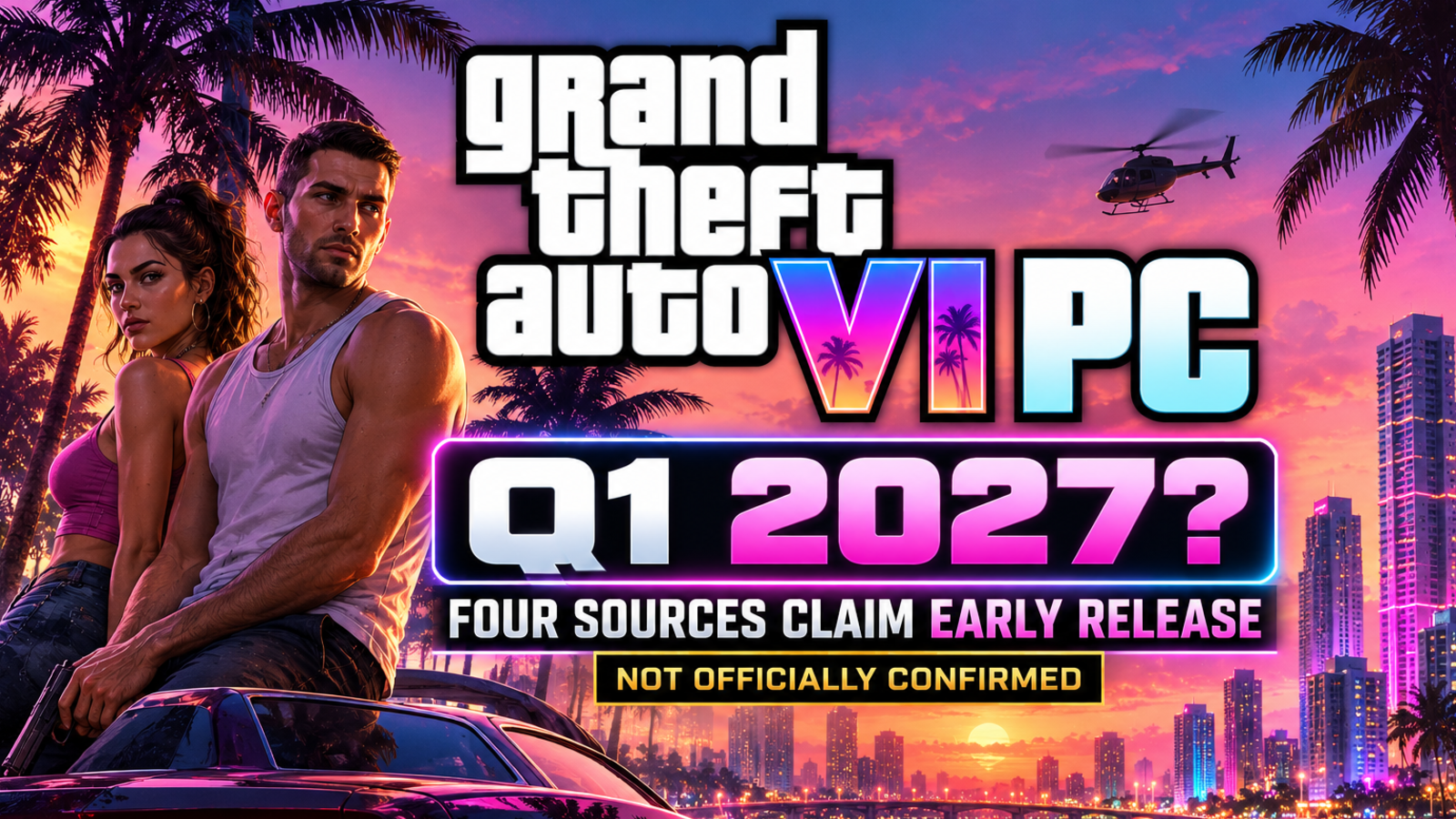 GTA 6 PC Release Reportedly Coming in Q1 2027