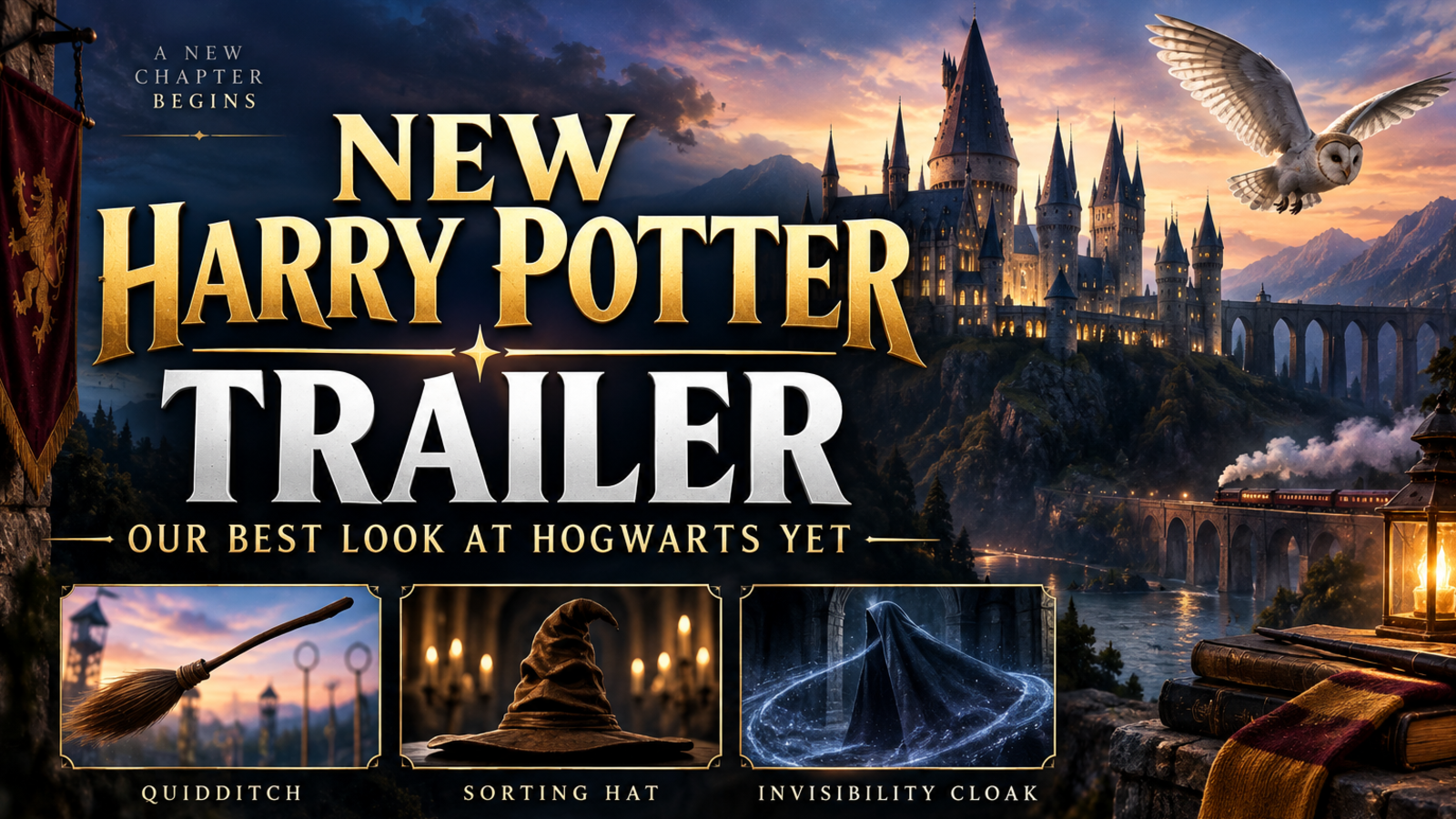 New Harry Potter TV Trailer Gives Our Best Look at Hogwarts Yet