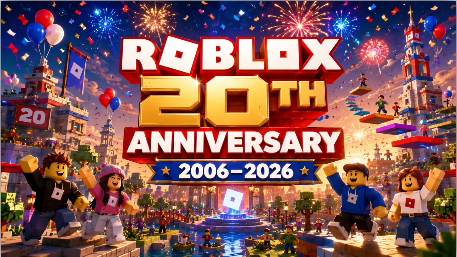 Roblox 20th Anniversary countdown