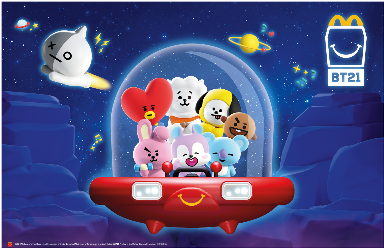 McDonald's BT21 Happy Meal countdown